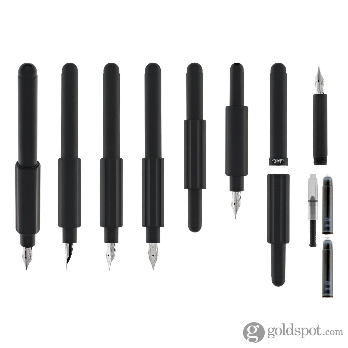 Monteverde Axis Fountain Pen in Black Fountain Pen
