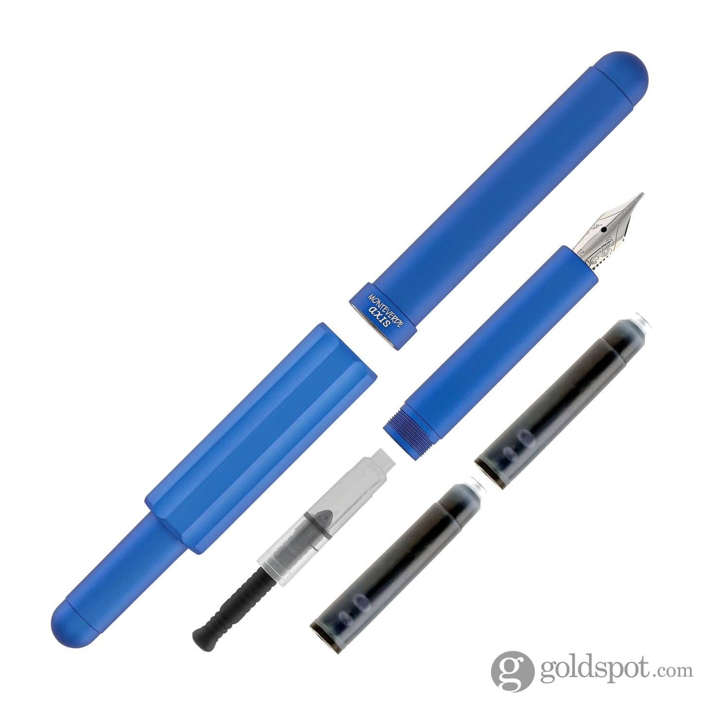 Monteverde Axis Fountain Pen in Blue Fountain Pen
