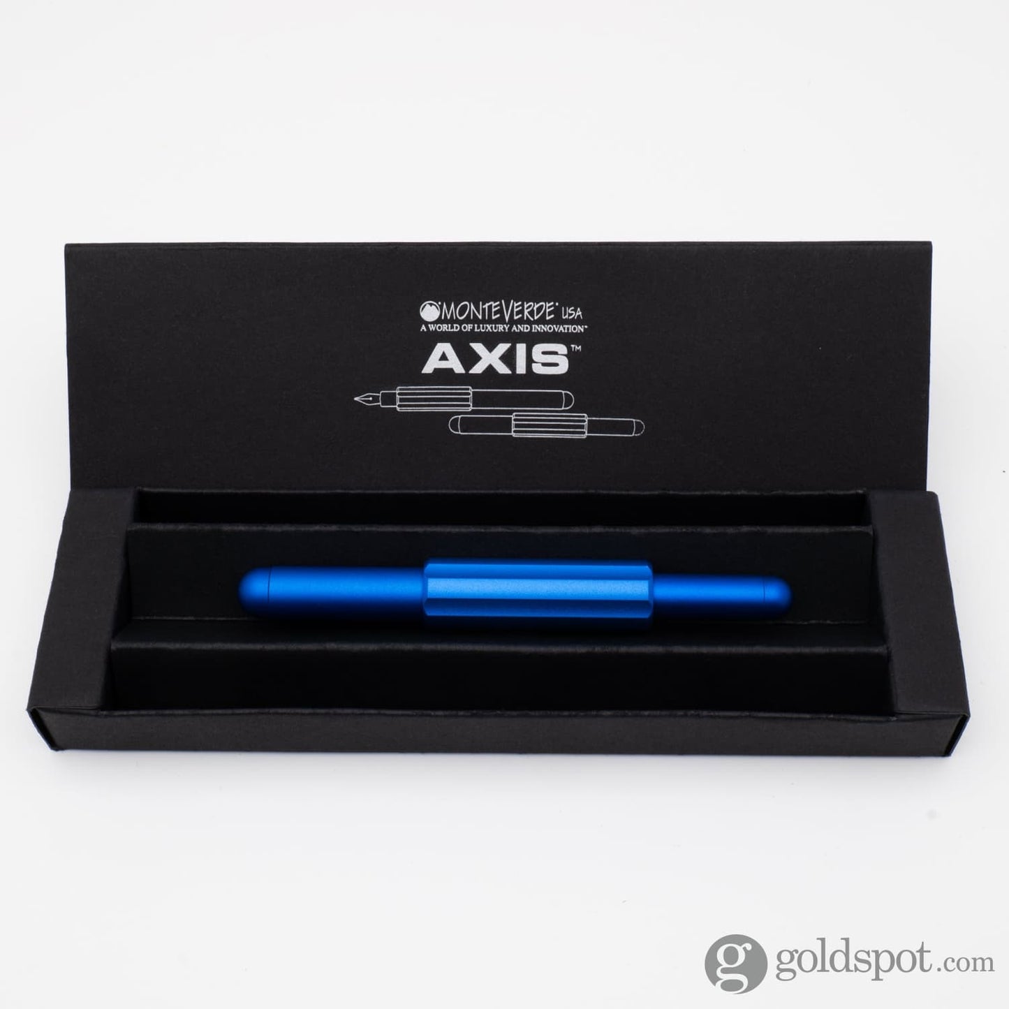 Monteverde Axis Fountain Pen in Blue Fountain Pen