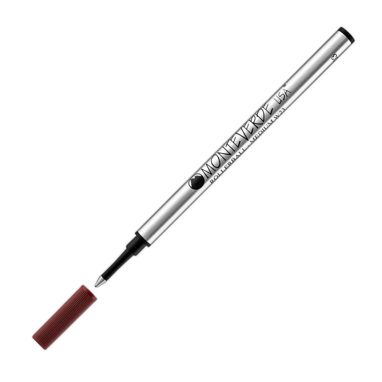 Monteverde Ceramic Metal Tube Rollerball Refill in Black Rollerball Refills
