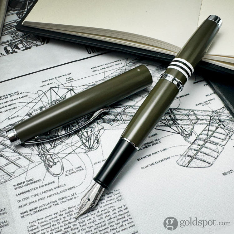 Monteverde Dakota Fountain Pen in Military Green Fountain Pen