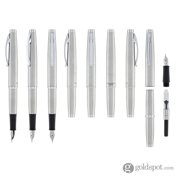 Monteverde Dakota Fountain Pen in Stainless Steel Fountain Pen