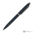 Monteverde Illusia Gel Pen in Diamond Shapes Black Matte with Gunmetal Trim Gel Pen