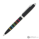 Monteverde Illusia Gel Pen in Square Shapes Black Matte with Chrome Trim Gel Pen