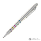 Monteverde Illusia Gel Pen in Triangle Shapes Chrome with Chrome Trim Gel Pen