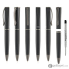 Monteverde Impressa Ballpoint Pen in Black with Gunmetal Trim Ballpoint Pens