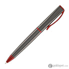 Monteverde Impressa Ballpoint Pen in Gunmetal with Red Trim Ballpoint Pens