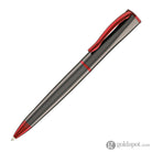 Monteverde Impressa Ballpoint Pen in Gunmetal with Red Trim Ballpoint Pens