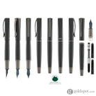 Monteverde Impressa Fountain Pen in Black with Gunmetal Trim Fountain Pen