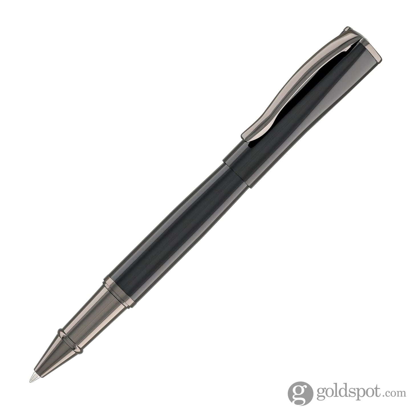Monteverde Impressa Rollerball Pen in Black with Gunmetal Trim Rollerball Pen