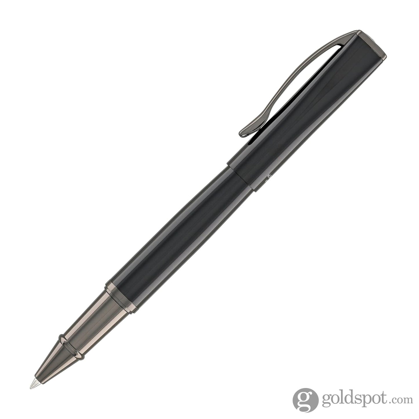 Monteverde Impressa Rollerball Pen in Black with Gunmetal Trim Rollerball Pen