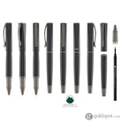 Monteverde Impressa Rollerball Pen in Black with Gunmetal Trim Rollerball Pen