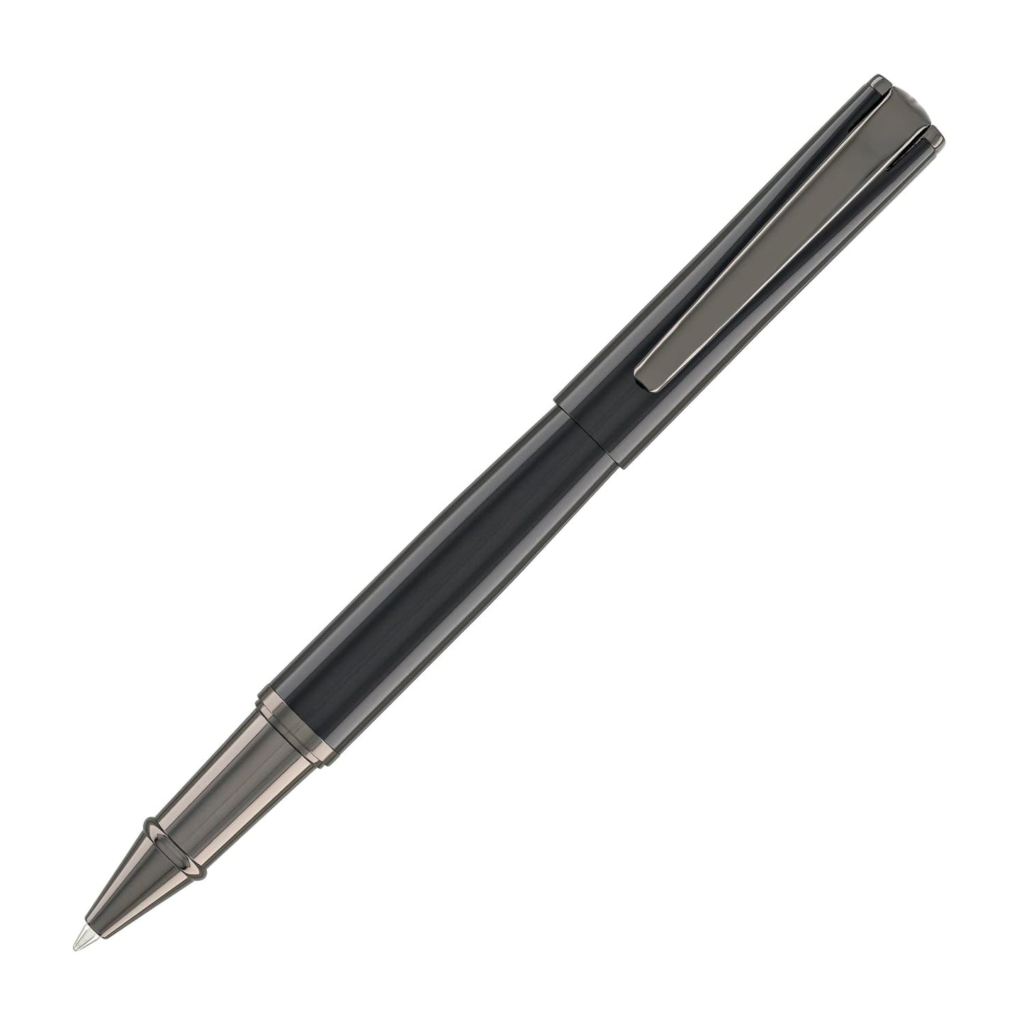 Monteverde Impressa Rollerball Pen in Black with Gunmetal Trim Rollerball Pen