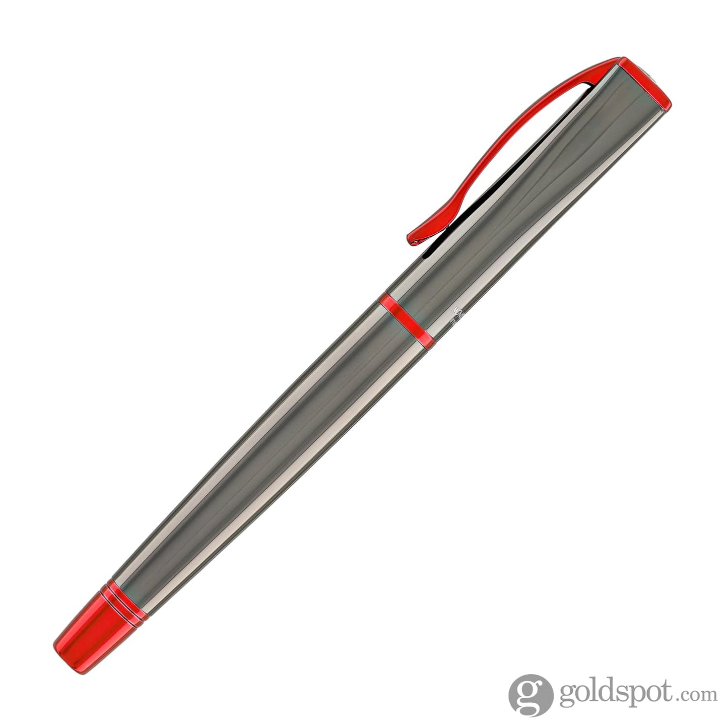 Monteverde Impressa Rollerball Pen in Gunmetal with Red Trim Rollerball Pen