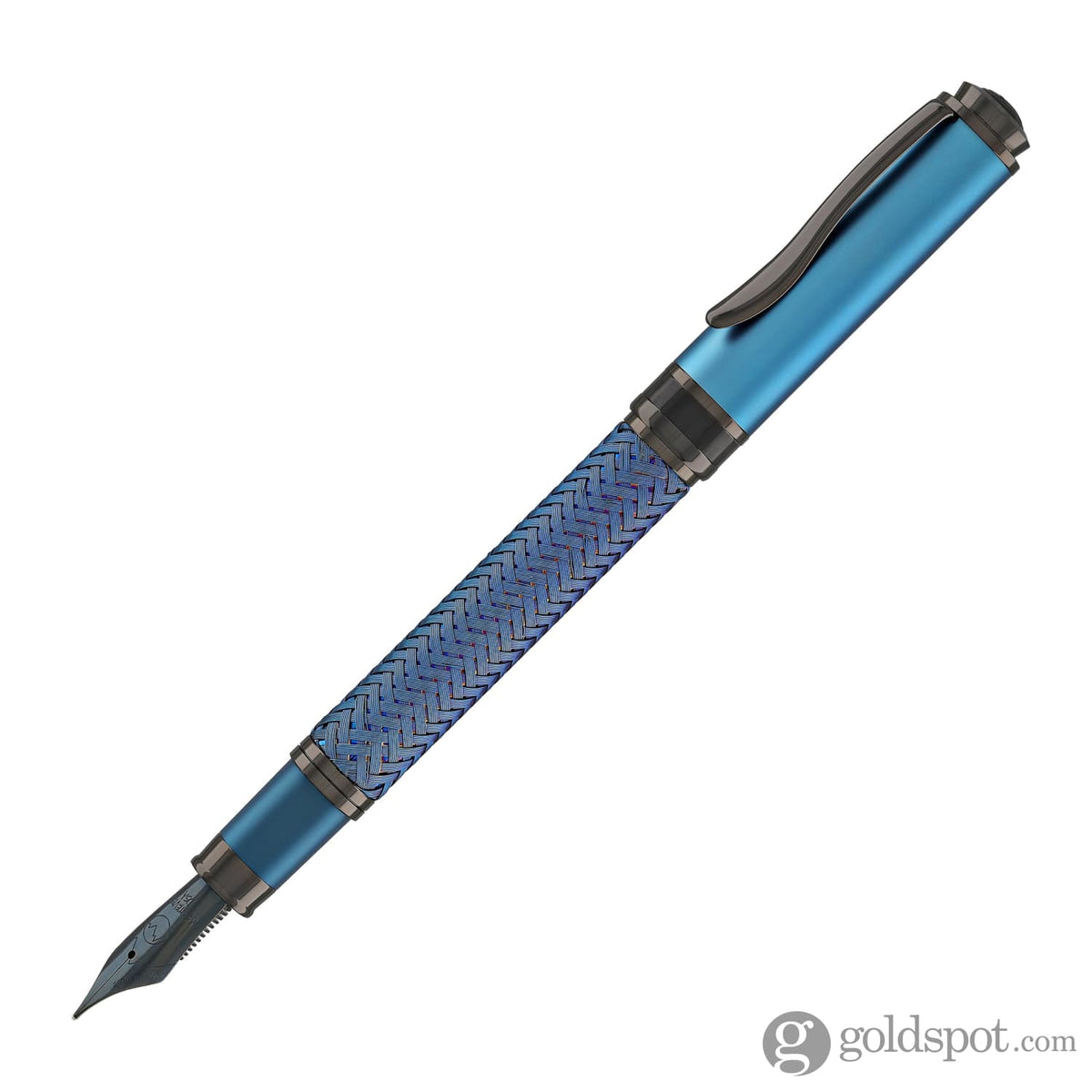 Monteverde Innova Formula M Fountain Pen, Blue - Extra Fine Nib, Premium PVD Coated Pen, Refillable, JoWo Stainless Steel Nib, Luxury Gift Box - View #13