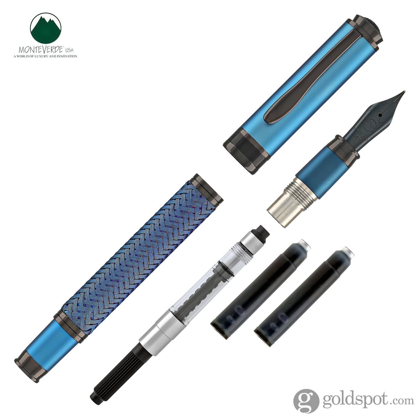 Monteverde Innova Formula M Fountain Pen in Blue Fountain Pen