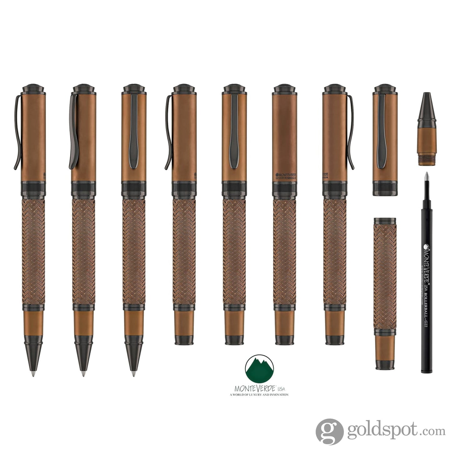 Monteverde Innova Formula M Rollerball Pen in Bronze Rollerball Pen