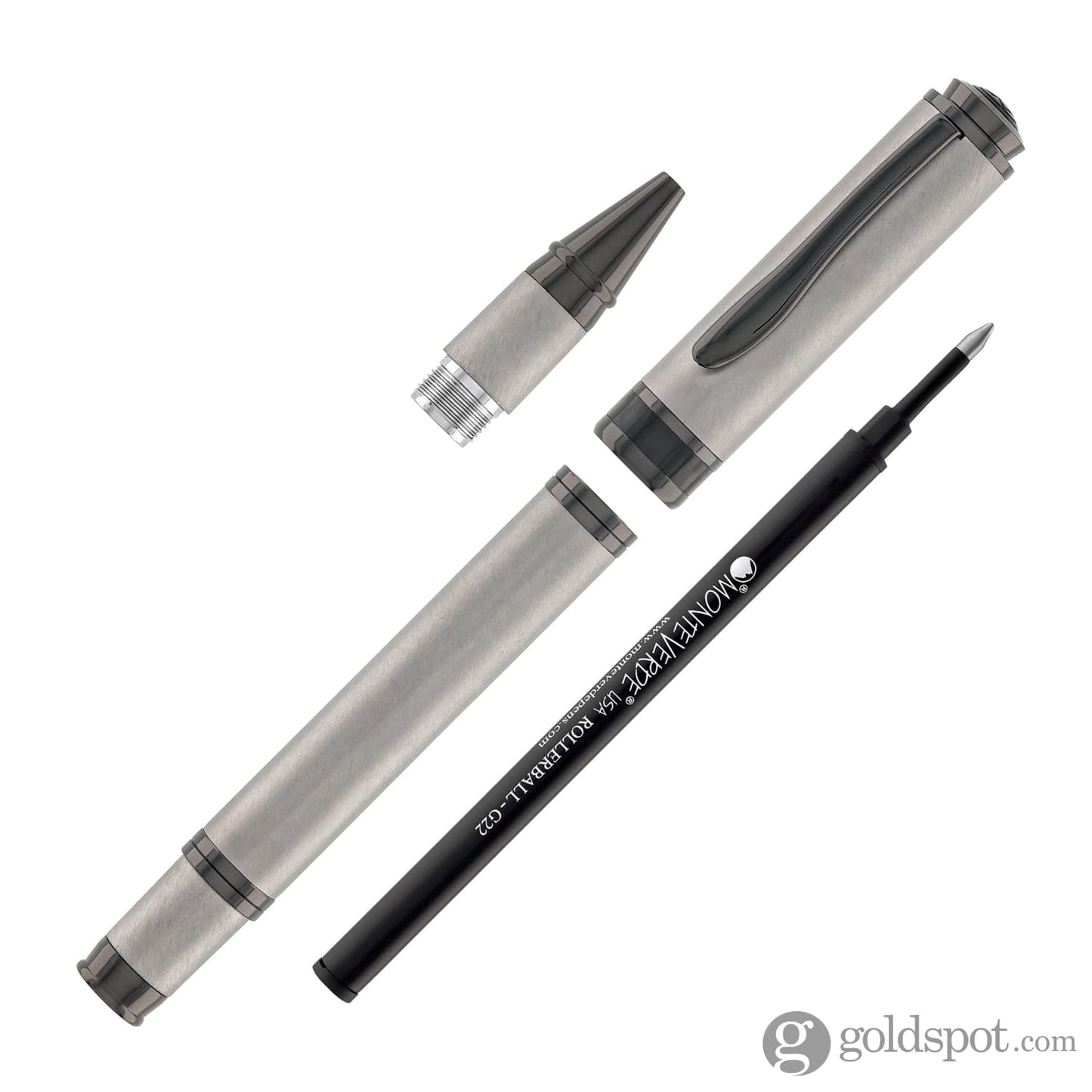 Monteverde Innova Rollerball Pen in Solid Titanium Rollerball Pen