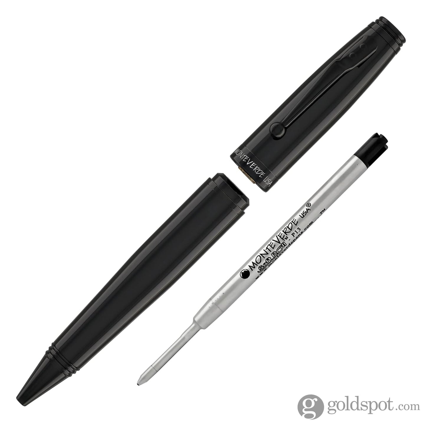 Monteverde Invincia Ballpoint Pen in Stealth Black Ballpoint Pen