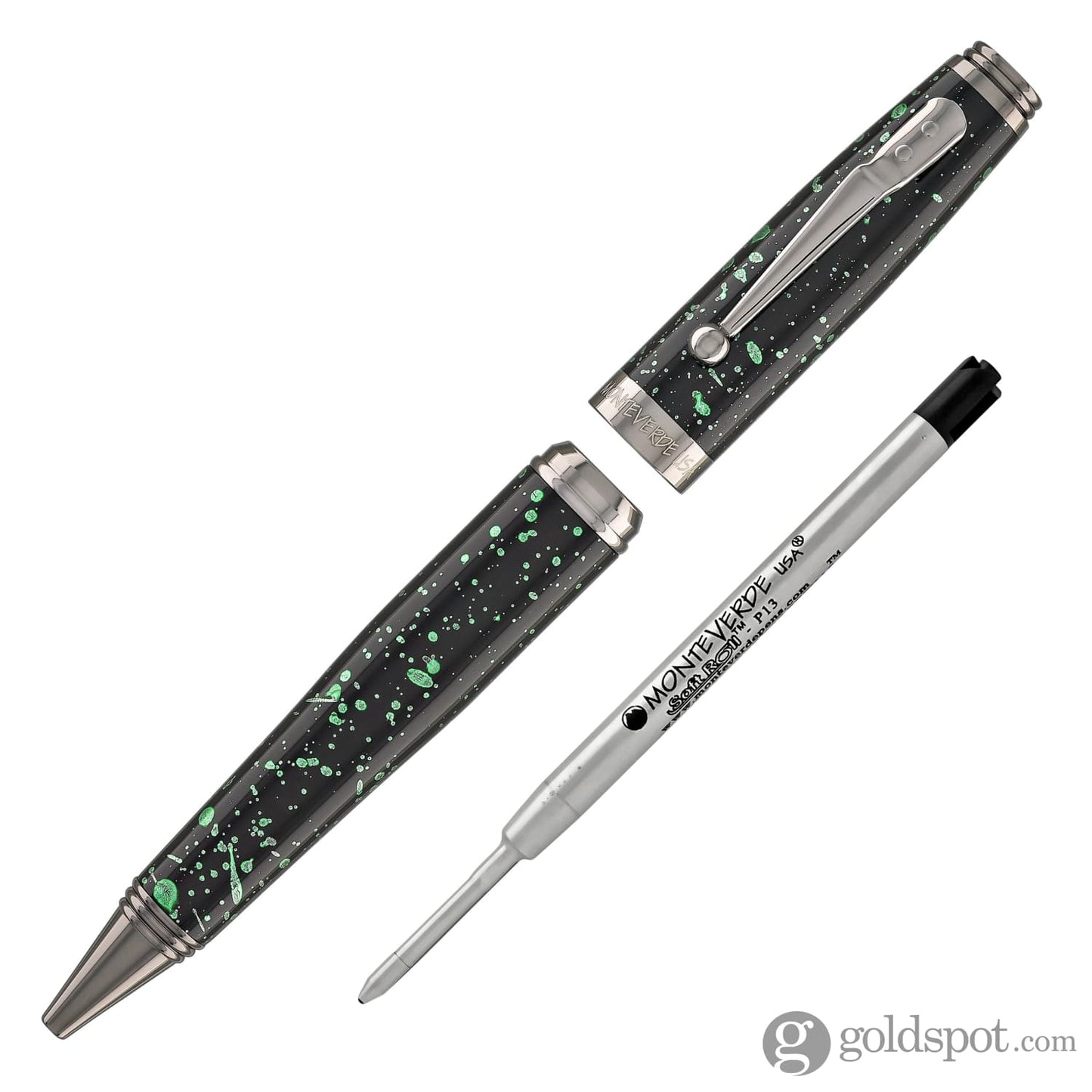 Monteverde Invincia Vega Ballpoint Pen in Starlight Green Pens