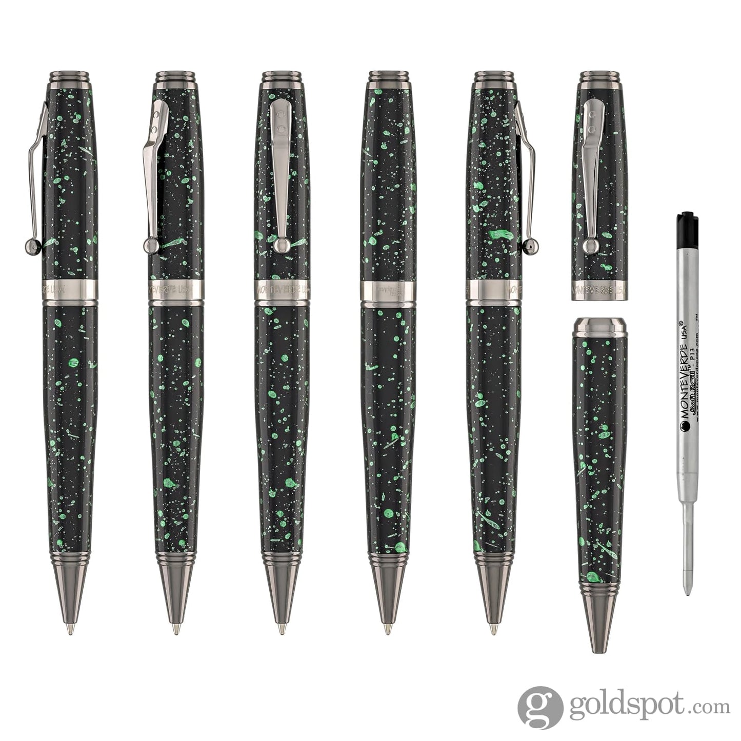 Monteverde Invincia Vega Ballpoint Pen in Starlight Green Pens