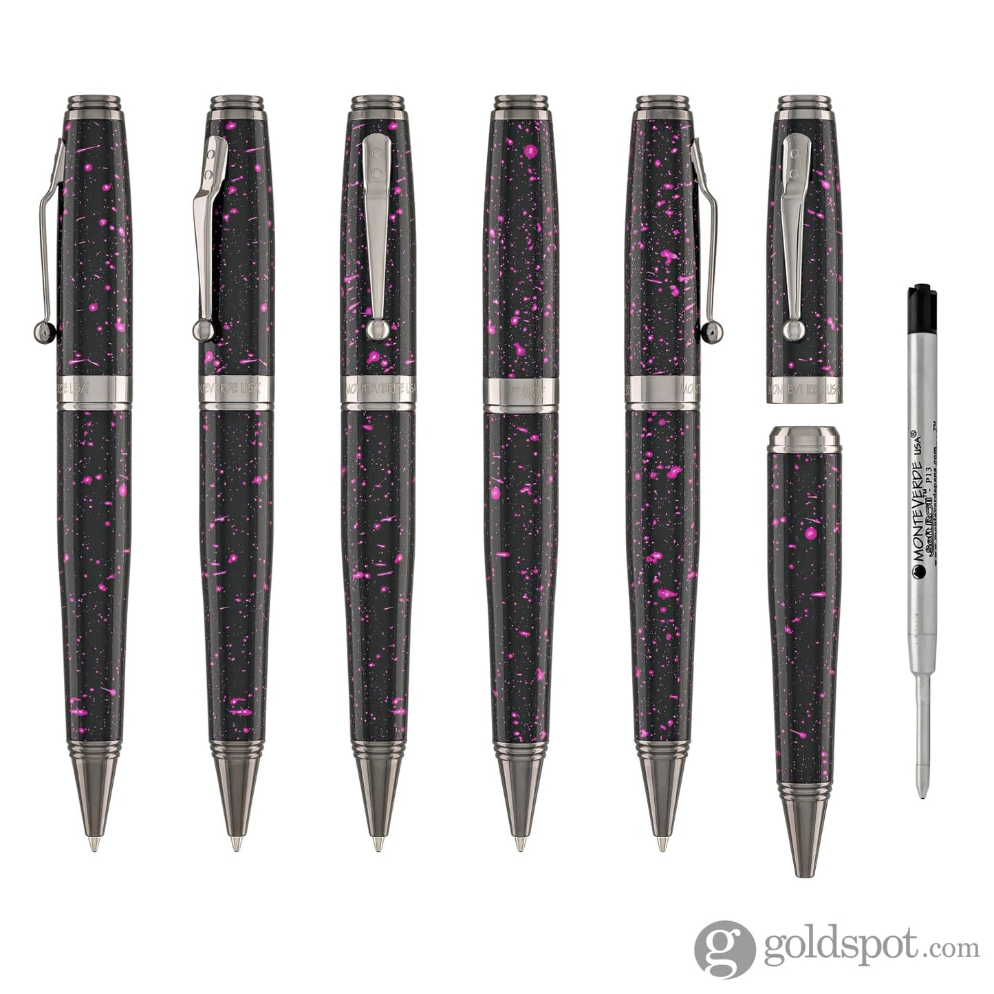 Monteverde Invincia Vega Ballpoint Pen in Starlight Purple Pens