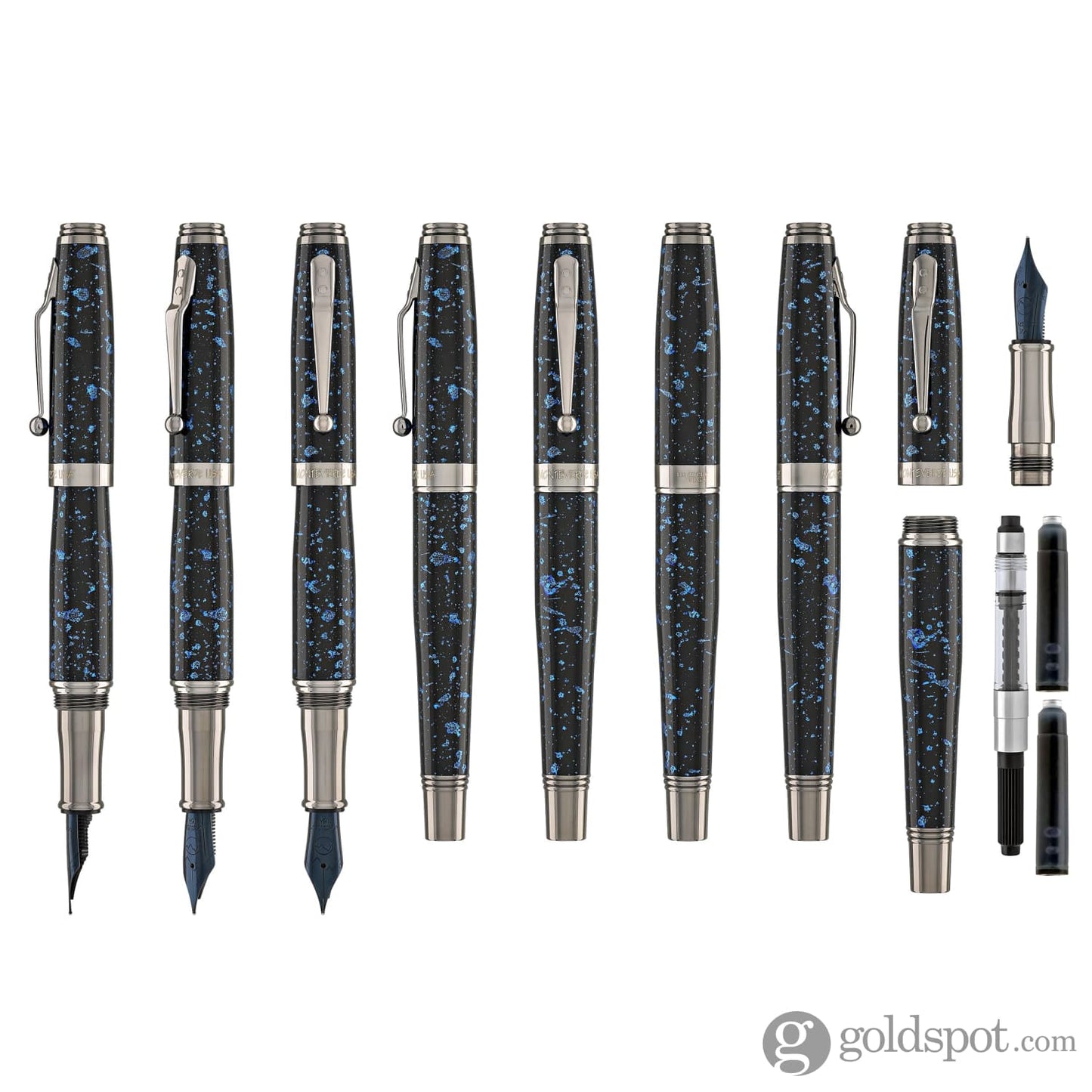 Monteverde Invincia Vega Fountain Pen in Starlight Blue