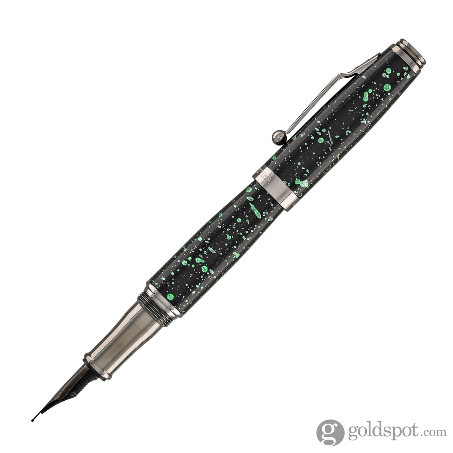 Monteverde Invincia Vega Fountain Pen in Starlight Green