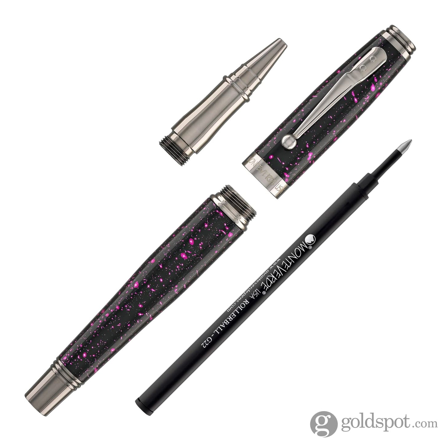 Monteverde Invincia Vega Rollerball Pen in Starlight Purple