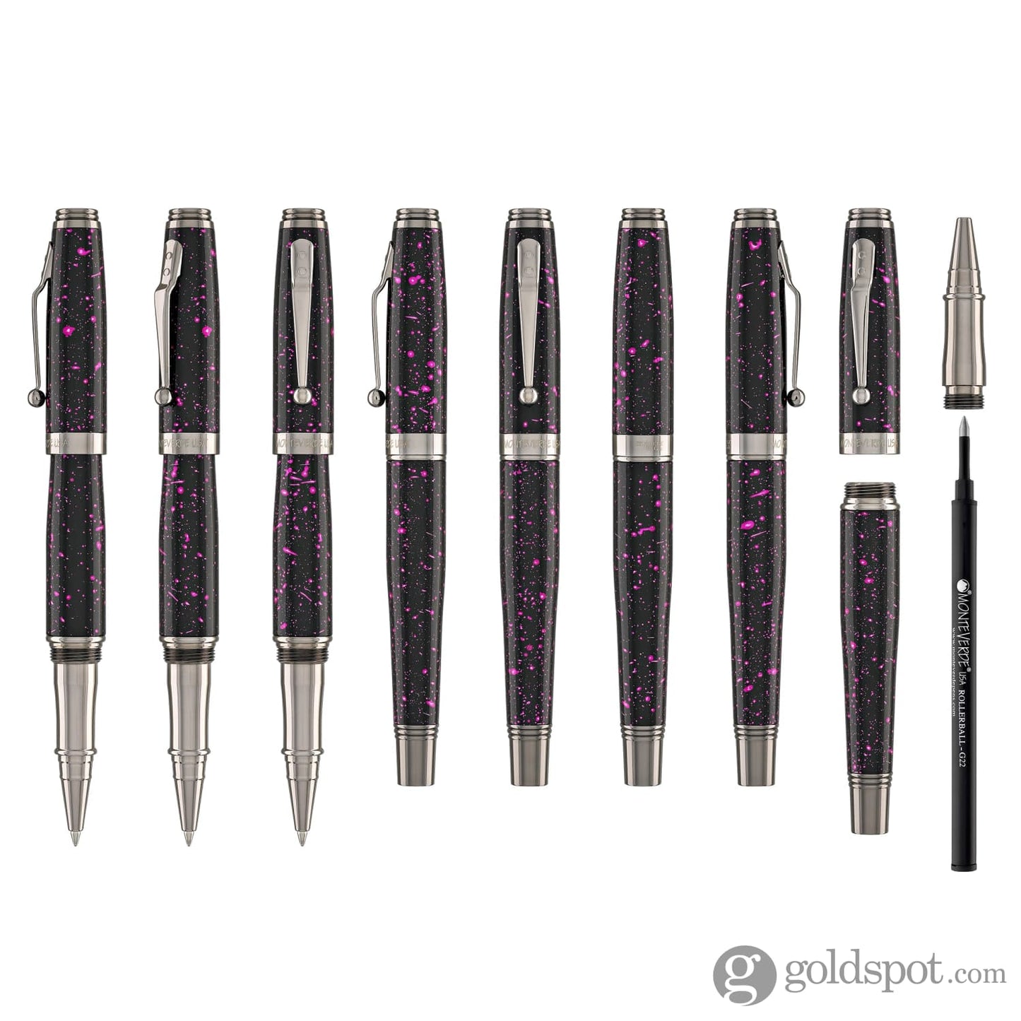 Monteverde Invincia Vega Rollerball Pen in Starlight Purple