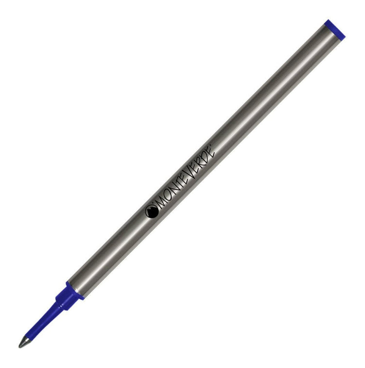 Monteverde Metal Tube Ceramic Rollerball Refill in Blue Rollerball Refills