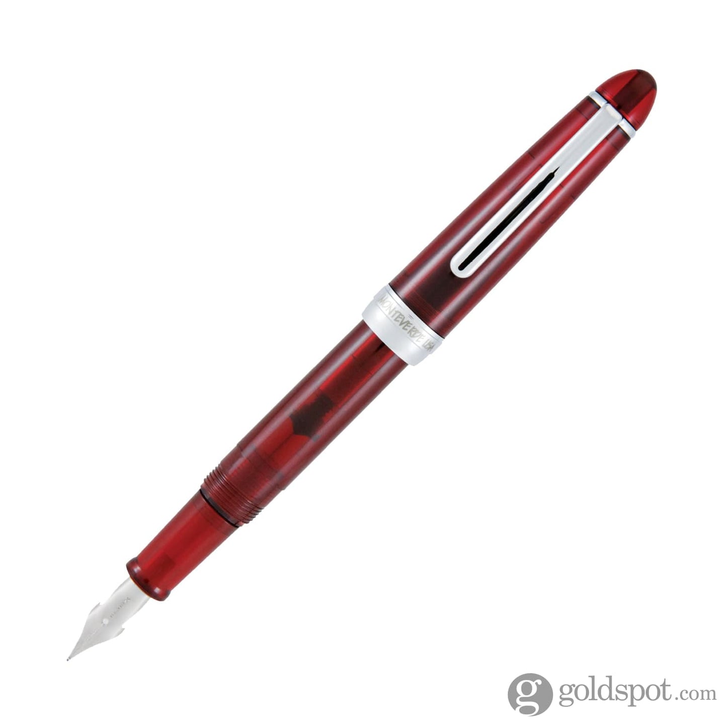 Monteverde Monza 3 Fountain Pen Set in Red - M F Omniflex Nibs