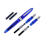 Monteverde Monza Fountain Pen in Blue - Fine Medium and Omniflex Nibs Pack of 3