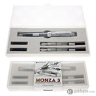 Monteverde Monza Fountain Pen in Crystal Clear - Fine Medium and Omniflex Nibs Pack of 3