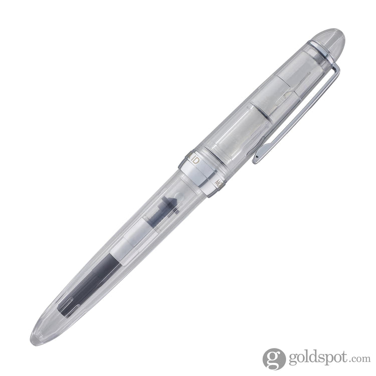Monteverde Monza ID Fountain Pen in Clear - Flex Nib