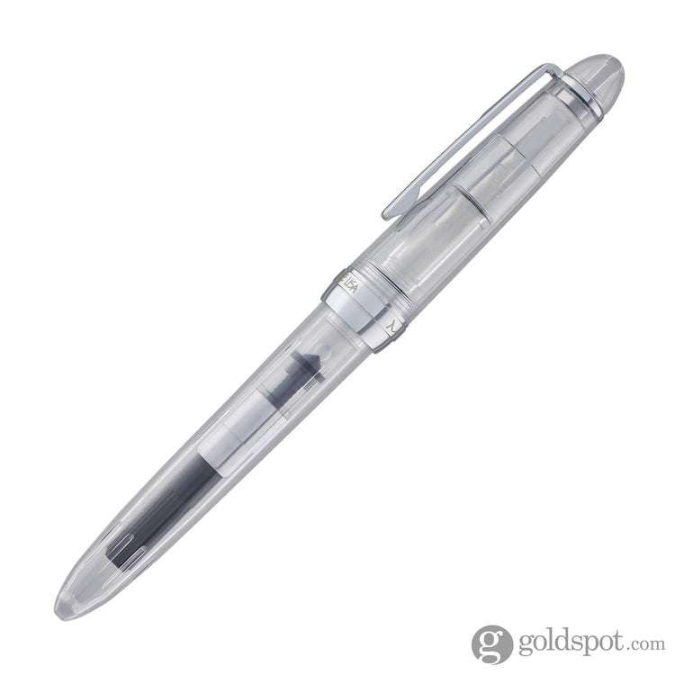 Monteverde Monza ID Fountain Pen in Clear - Flex Nib