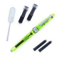 Monteverde Monza ID Fountain Pen in Green - Flex Nib