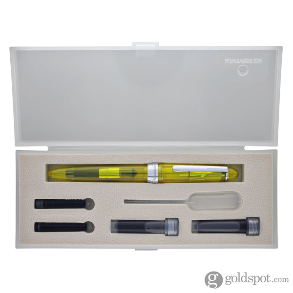 Monteverde Monza ID Fountain Pen in Yellow - Flex Nib