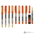 Monteverde MP1 Fountain Pen in Mercury Orange with 15ml Bottled Ink Fountain Pen