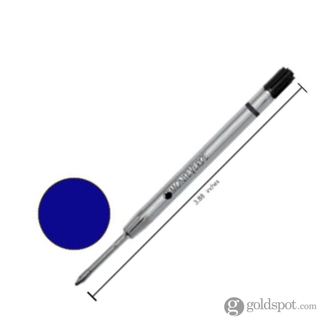 Monteverde Parker-Style Capless Gel Refills in Blue/Black Broad Gel Refill