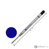 Monteverde Parker-Style Capless Gel Refills in Blue/Black Broad Gel Refill