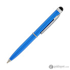 Monteverde Poquito Stylus Ballpoint Pen in Cobalt Blue with Chrome Trim Ballpoint Pens
