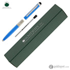 Monteverde Poquito Stylus Ballpoint Pen in Cobalt Blue with Chrome Trim Ballpoint Pens