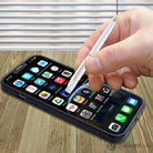 Monteverde Poquito Stylus Ballpoint Pen in Pearl White with Chrome Trim Ballpoint Pens