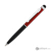 Monteverde Poquito Stylus Ballpoint Pen in Red & Black with Chrome Trim Ballpoint Pens