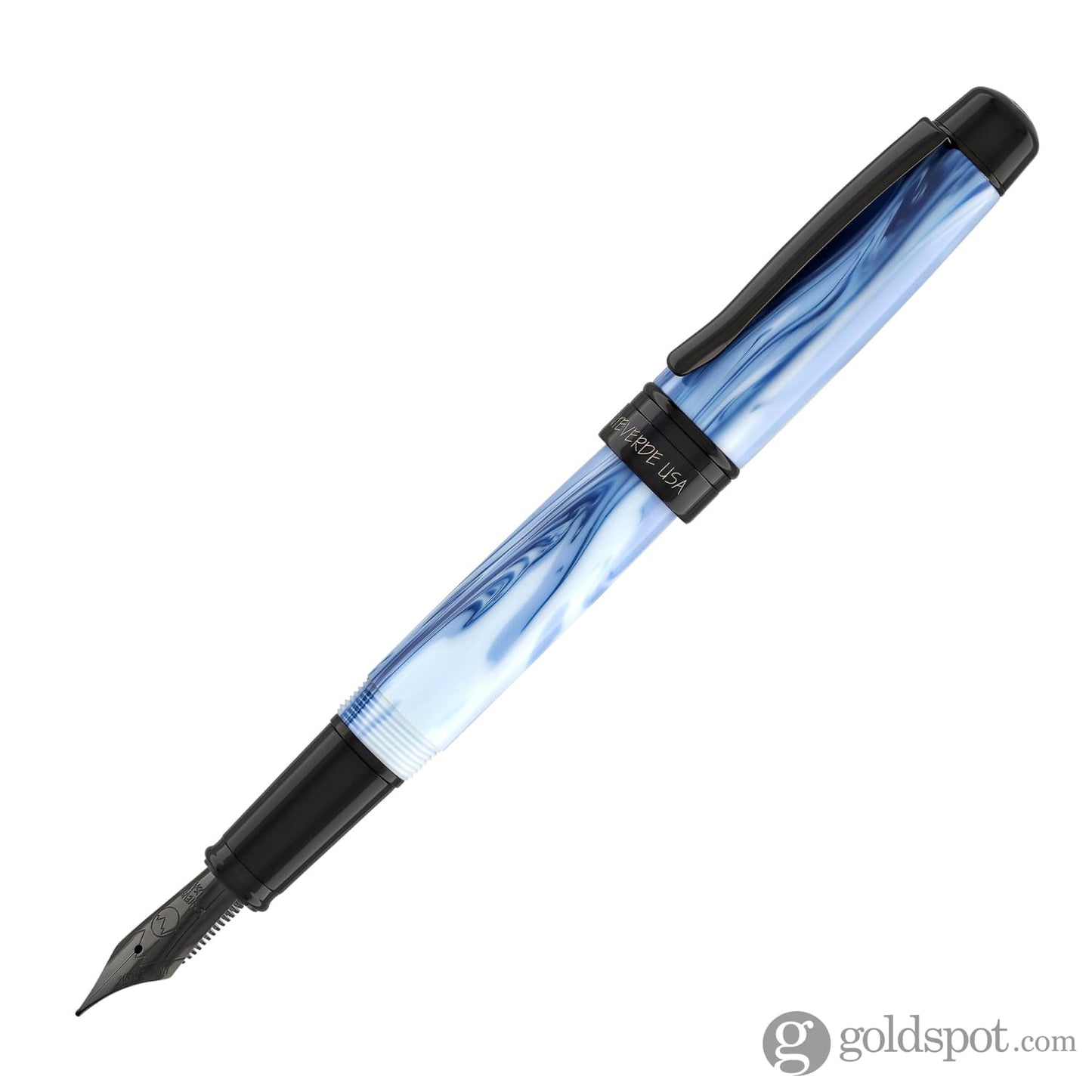 Monteverde Prima Fountain Pen in Blue Swirl Fountain Pen