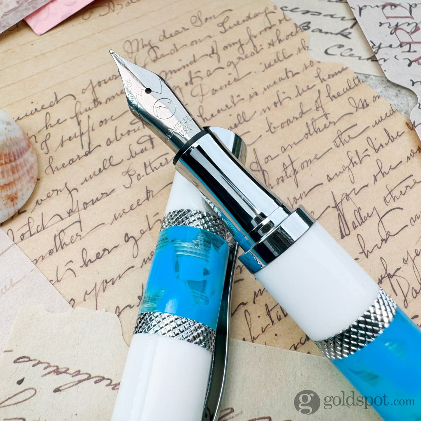 Monteverde Regatta Fountain Pen in Santorini Blue Fountain Pen