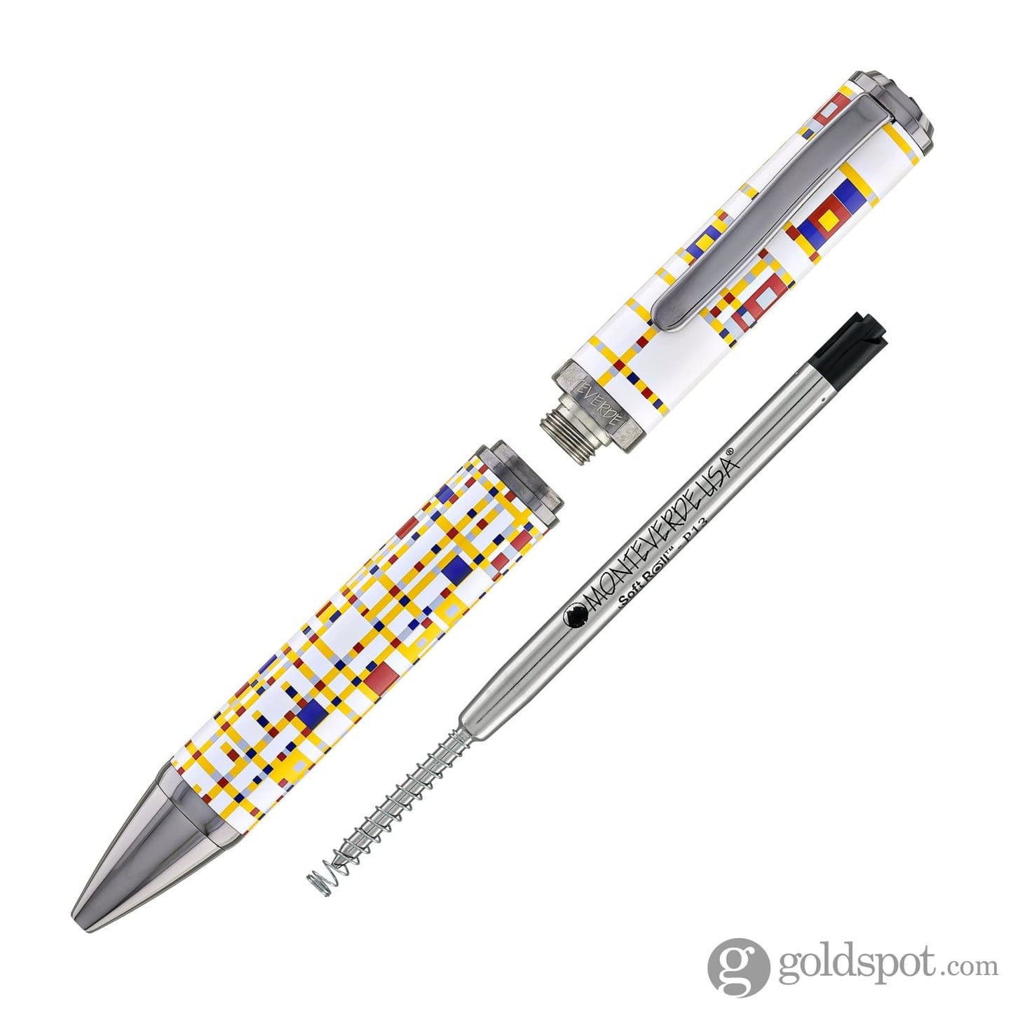 Monteverde Regatta Mondrian Ballpoint Pen in Broadway Boogie-Woogie Ballpoint Pens