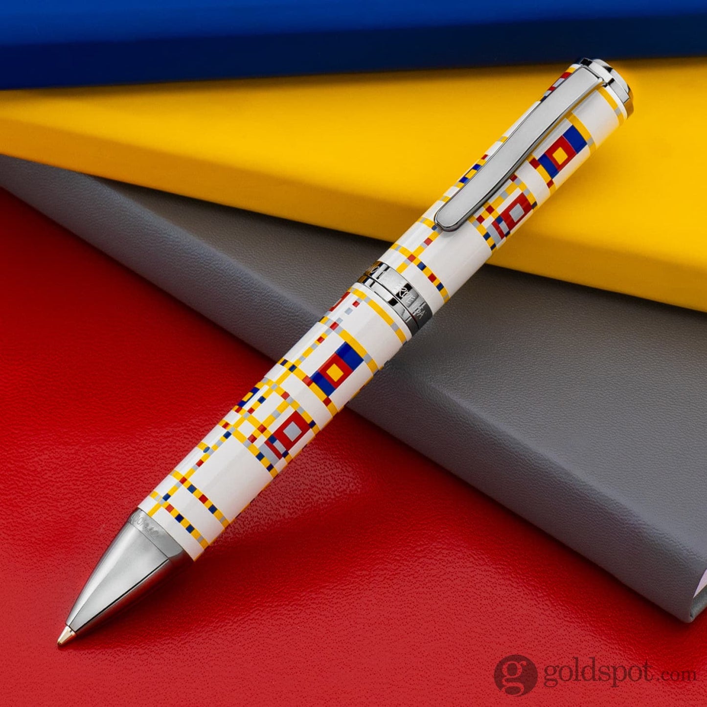 Monteverde Regatta Mondrian Ballpoint Pen in Broadway Boogie-Woogie Ballpoint Pens