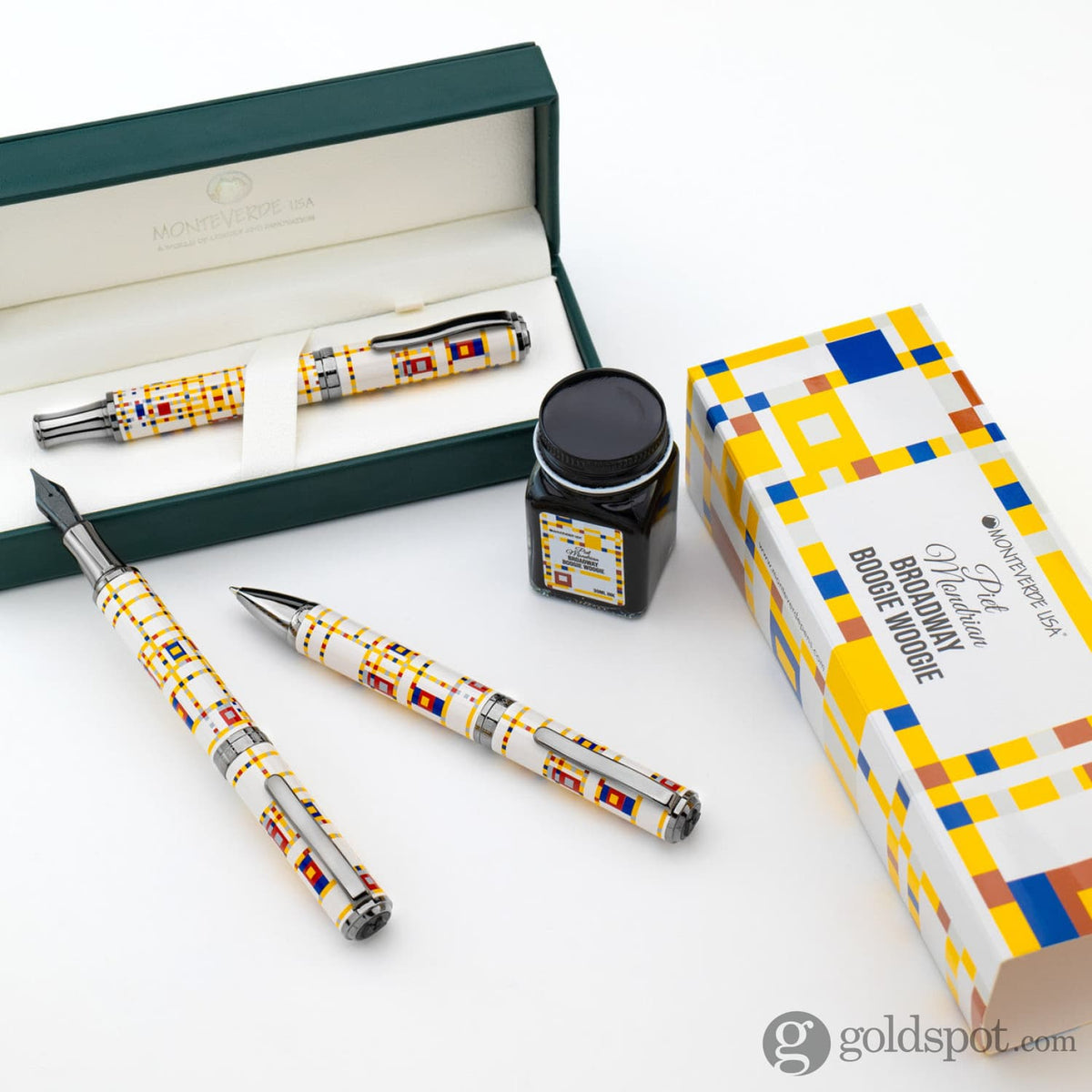 Monteverde Regatta Mondrian Fountain Pen in Broadway Boogie-Woogie 